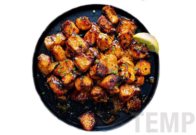 Crispy Bang Bang Salmon Bites *