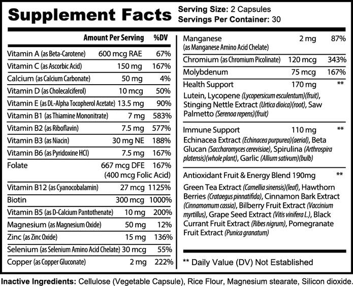 Multivitamínico Completo ( 30 Porciones )