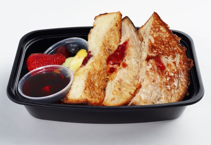 Peanut Butter & Jelly Stuffed French Toast