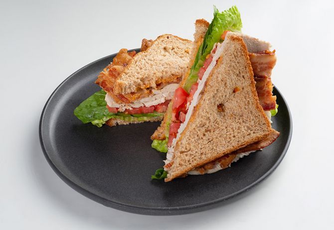Roasted Turkey BLT Club Sandwich