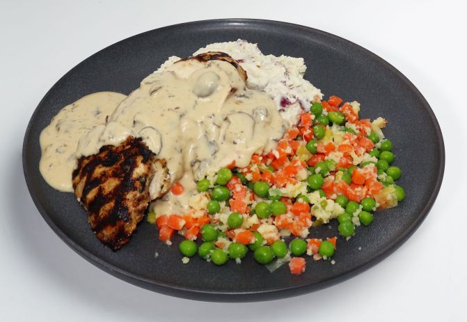 Smothered Maple Dijon Grilled Chicken