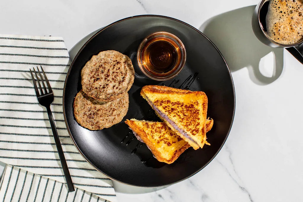 Whole Wheat Blueberry Stuffed French Toast