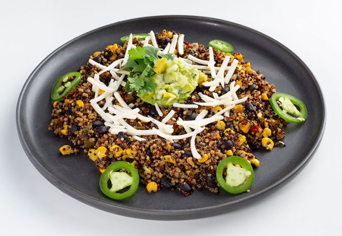 Quinoa Taco Salad Bowl