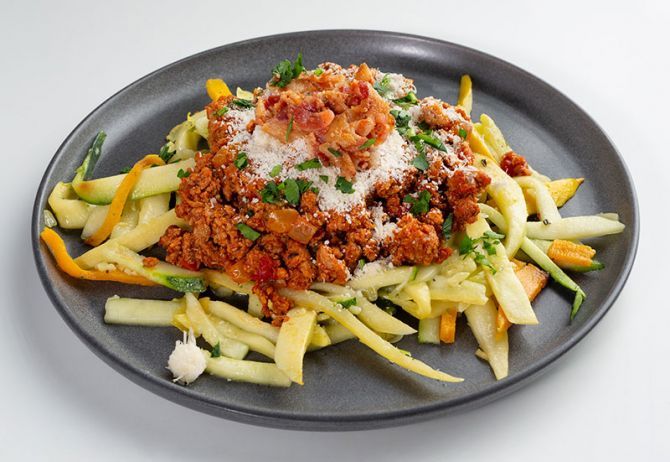 Ground Turkey & Vegetable Spaghetti