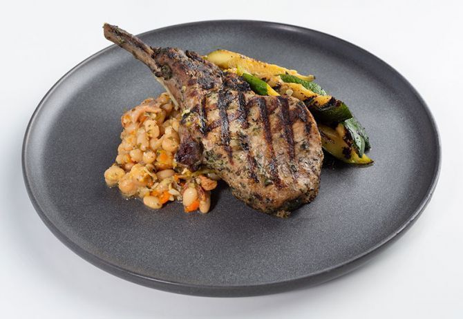 Savory Herb Grilled Pork Chop